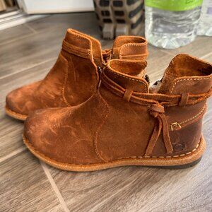 Born Wynter Brown (Glazed Ginger) Women's 8.5M NIB Leather booties